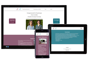 Praxisgemeinschaft für Physiotherapie - Creation of a website for a community practice